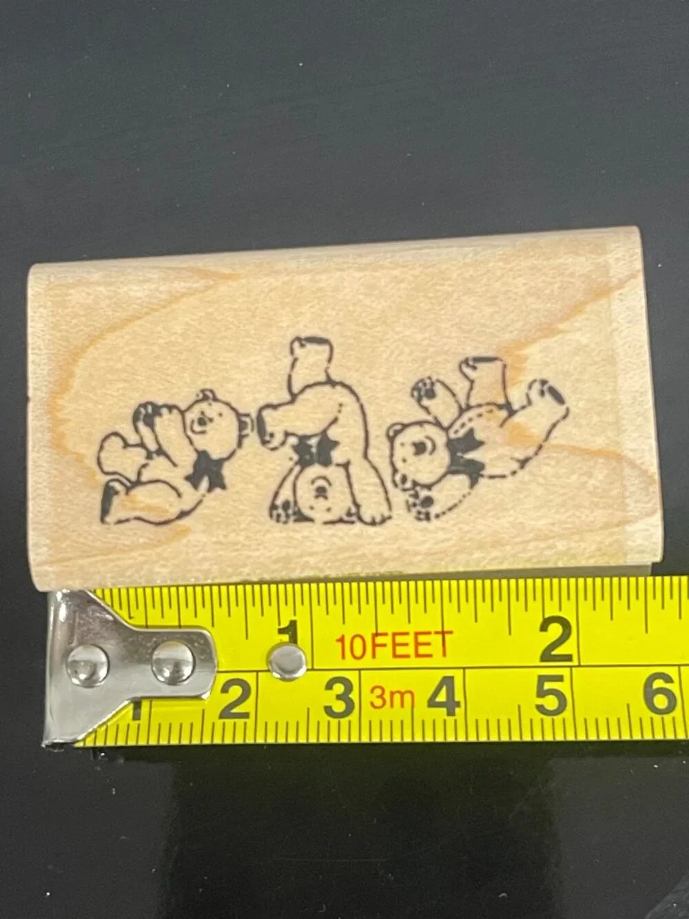 Vintage Stampin' Up Baby Kids Rubber Stamp Lot 9 Pc